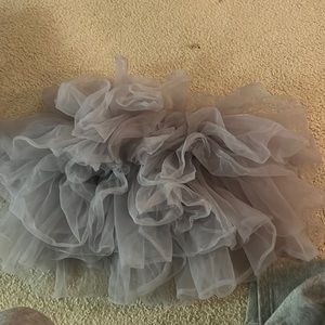 Gray tutu costume universal sizing kids/adults